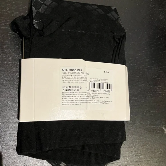 Calzedonia  Diamond Argyle Fashion Tights NIP - Picture 7 of 8